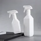 300500 мл бутылочки-распылители, белый пластиковый портативный спусковой распылитель, бытовые бутылочки-распылители для полива садоводства