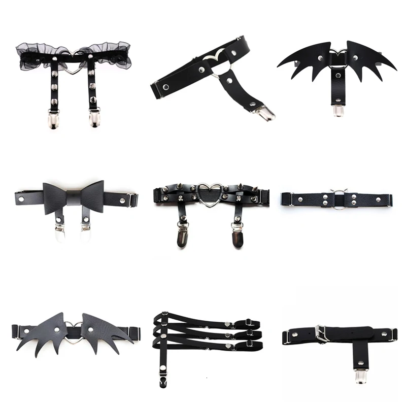 

Women Sexy Leg Garter Belt Elastic Garter Belt Gothic Harness Suspender Strap Underwear Leg Strap Thigh Ring Garter