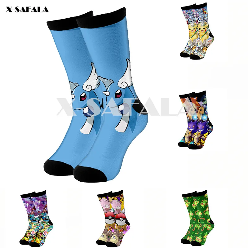 

Cartoon Kawaii 3D Fashion Long Socks Cycling Casual Novelty High Socks Men Women Cotton Funny Colorful Leg Calf Cotton-1