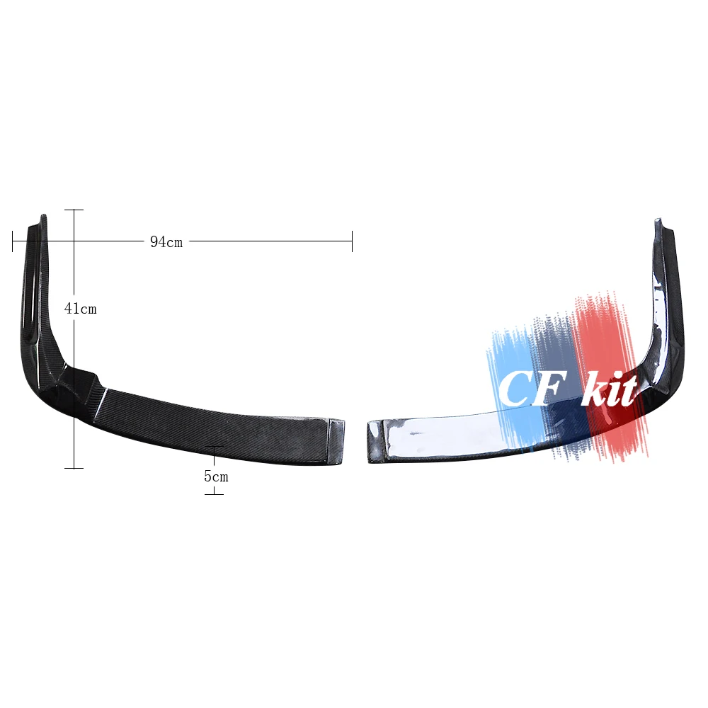 Комплект сплиттеров заднего диффузора CF из углеродного волокна для BMW F10 5 серии M5