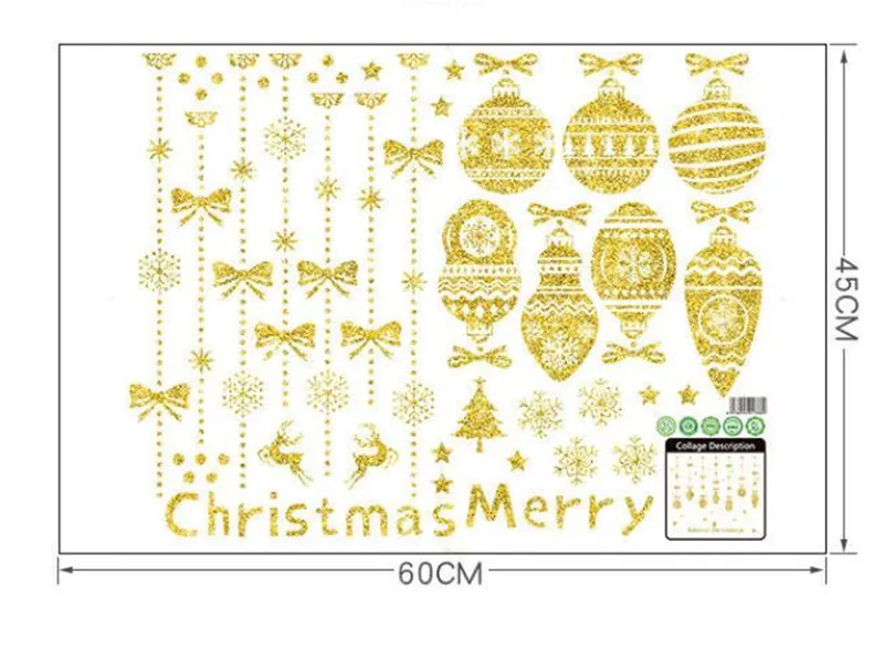 DIY золотой Счастливого Рождества олень фотообои для домашнего декора - купить по