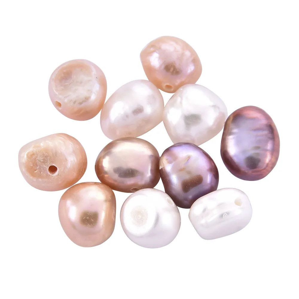 

3D Pearlescent Shell Nail Decoration Pearl Japanese Style Nail Art Design Natural Freshwater Irregular Imitation Pearls 6/10Pcs