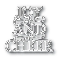 joy and cheer mold 2021 new scrapbook diary decoration template embossing template diy greeting card handmade metal cutting dies