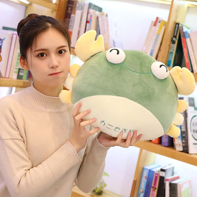 Новинка мягкая плюшевая игрушка-краб карамельных цветов мультяшное животное