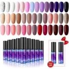 COSCELIA 40 шт. Комплект гель-лаков для ногтей с верхним базовым покрытием маникюрный набор для лака для ногтей полуперманентный дизайн ногтей