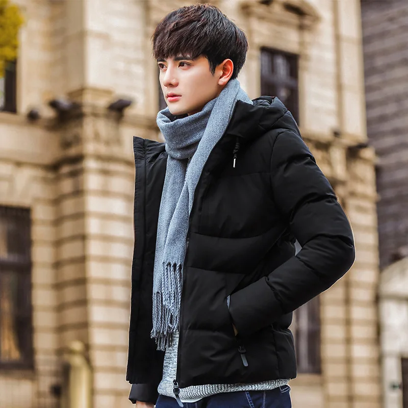2021 Winter New Fashion Men's Hooded Thickened Cold and Warm Down Padded Jacket Down Jacket Winter Casual Plus Size Jacket