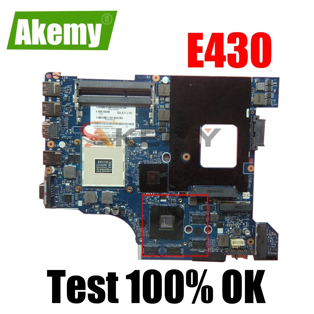 

04Y1214 04W4018 04Y1168 для LENOVO Thinkpad E430 E430C QILE1 LA-8131P SLJ8C N13P-GLR-A1 материнская плата для ноутбука PGA989
