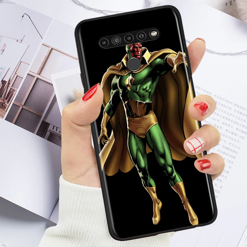 

Marvel Vision Art LG K92 K42 K22 K71 K61 K51S K41S K30 K20 2019 Q60 V60 V50 S V40 V30 G8S G8 X ThinQ Phone Case