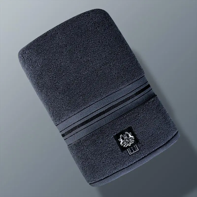 Банное полотенце из чистого хлопка увеличенное утолщенное мягкое супер