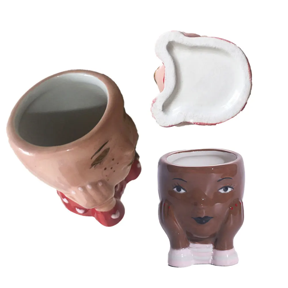 Художественный портрет растения ваза скульптура человеческое лицо семейный