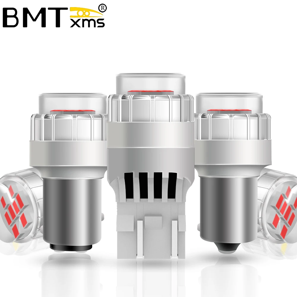 BMTxms 2 шт Автомобильный светодиодный светильник P21 5 Вт 1157 P21/5 PR21/5 BAZ15D BAW15D BAY15D