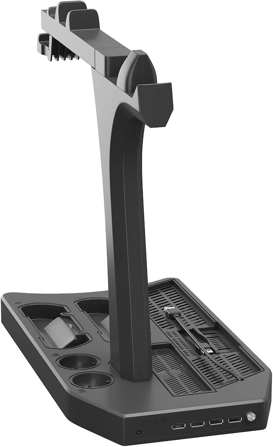 PSVR PS4 Pro Slim Charging Display Stand Showcase for VR Playstation 4 Vertical Fan Cooler Controller Charger HUB |