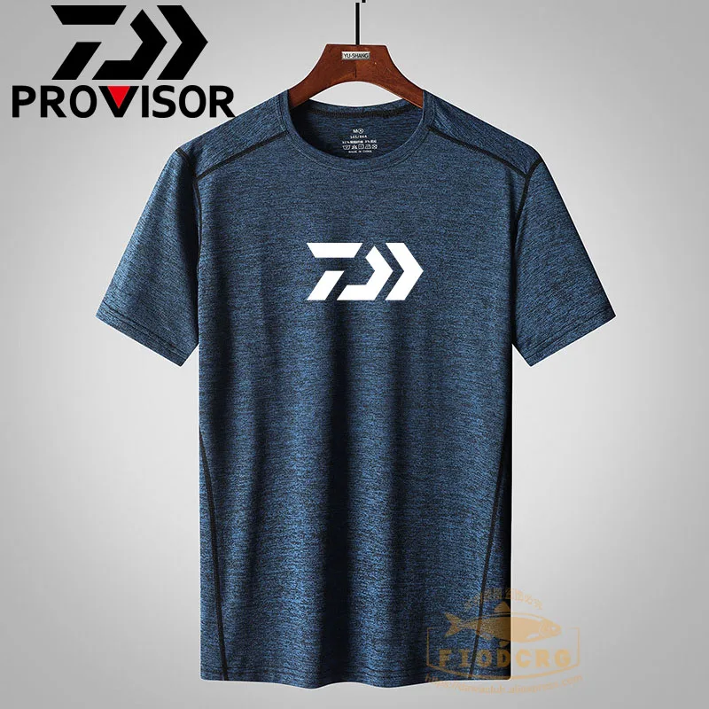 

2021 New DAWA Fishing Clothes Summer Short-sleeved Fishing Clothes Quick-dry Short-sleeved Fishing Shirt DAIWA Fishing T-shirt