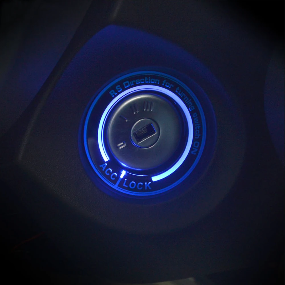 Автомобильный светильник СВЕТОДИОДНЫЙ Переключатель зажигания Крышка/кольцо