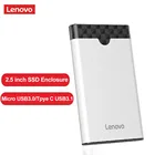 Корпус для внешнего жесткого диска Lenovo, 2,5 дюйма, USB 3,0 на SATA, корпус для SSD, корпус для ssd 2'5 типа C USB 3,0 HDD, жесткий диск HD