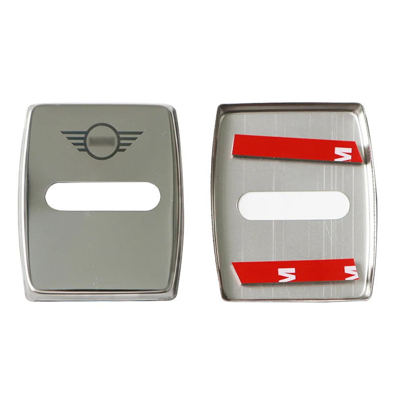 

Auto Parts Door Lock Cover Stainless Steel Decorative Protection Stickers Interior For Mini Cooper F54 F55 F56 F60 R60 R61