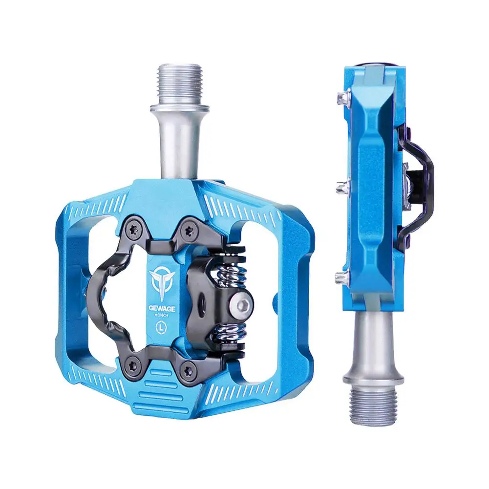 

Bicycle Pedals With Lock Pedals Mountain Bikes Aluminum Alloy Bearings Riding Rust Resistance Flat Pedals Waterproof And Dustpro