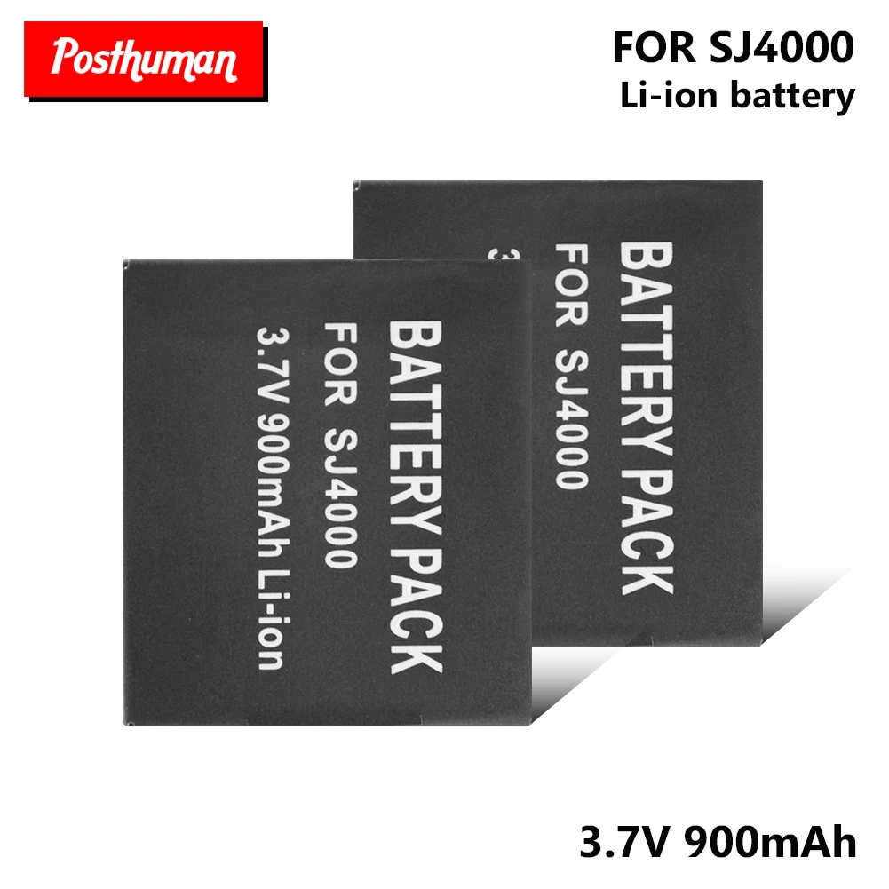 Аккумулятор bateria 3 7 V 900mAh батарея для SJCAM SJ7000 SJ6000 SJ5000 SJ4000 Air 4K камера WIFI SJ4000|Цифровые