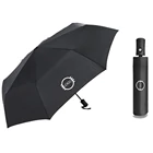 Зонт с логотипом Mini Cooper, автоматическая эмблема от дождя, для салона красоты