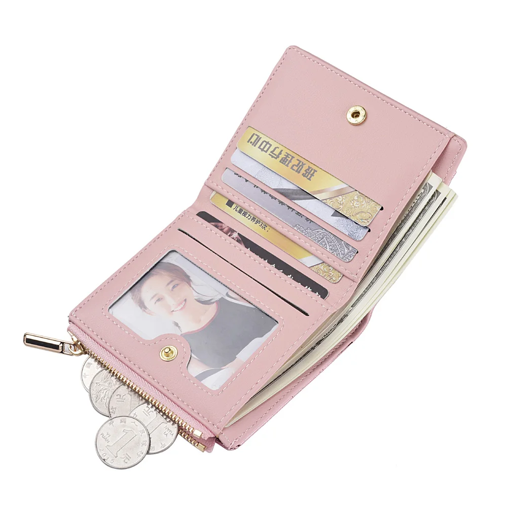 Новинка Дамский бумажник из искусственной кожи Корейская версия с блестками