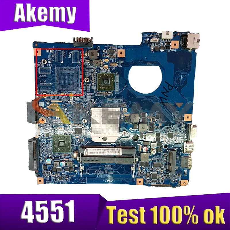 

Материнская плата AKEMY MBN9F01001 MB.N9F01.001 для ноутбука acer Asipre 4551 D640 488.4hd01. 031