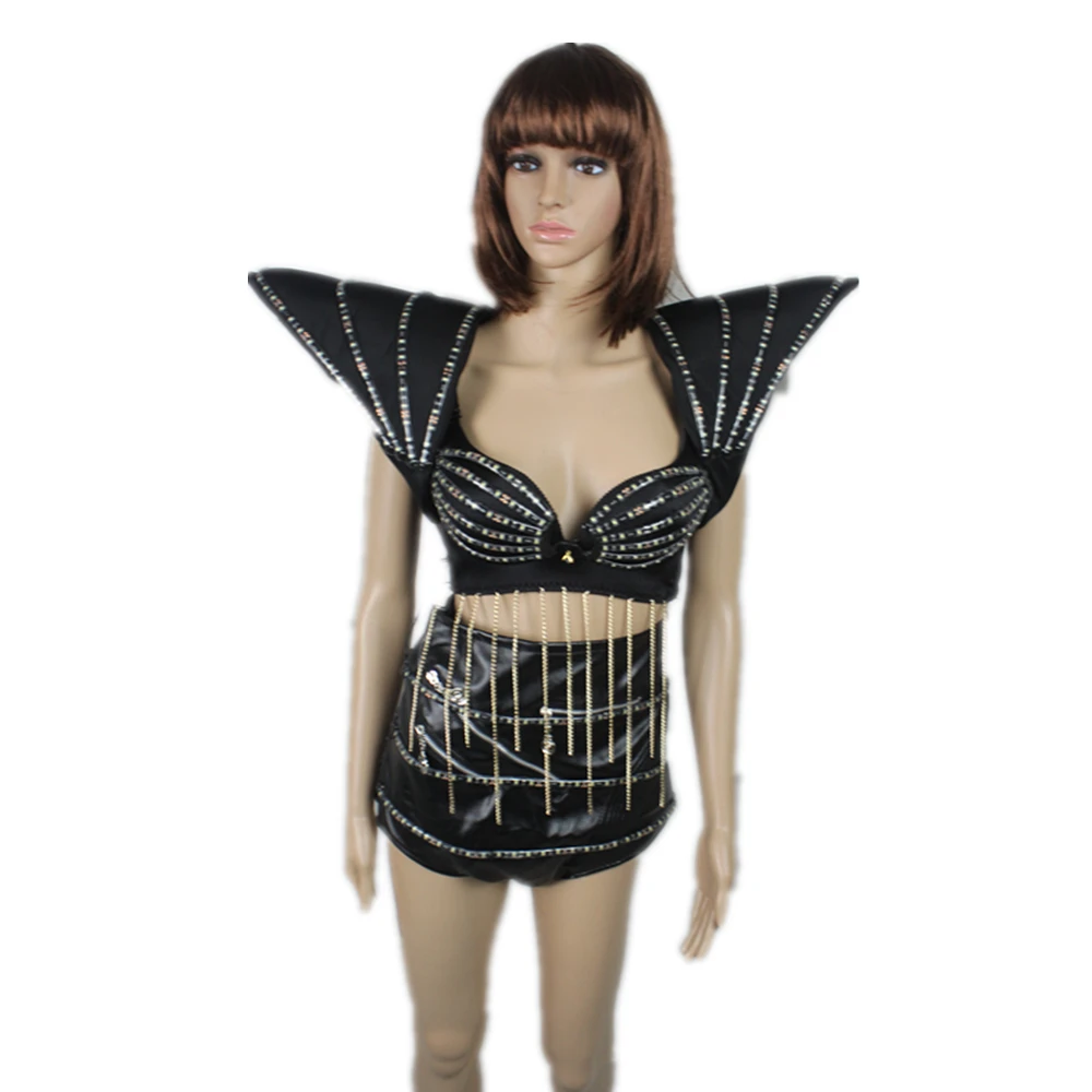 Вечерние костюмы со светодиодами вечерние комплекты с бюстгальтером для