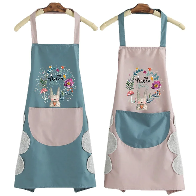 

Женские фартуки Кухня Пособия по кулинарии без рукавов фартук Водонепроницаемый и маслонепроницаемый ручной для вытирания фартук Для Мужч...