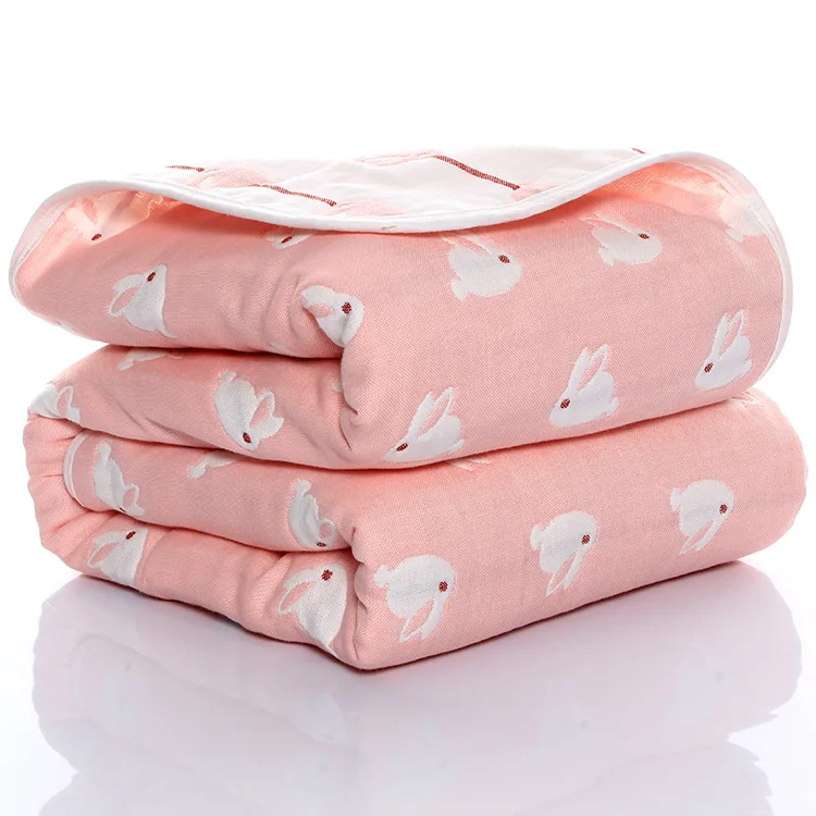 Baby Cotton Blanket Six-layer Gauze Children's Bath Towel Newborn Thin Quilt Infant Summer | Мать и ребенок