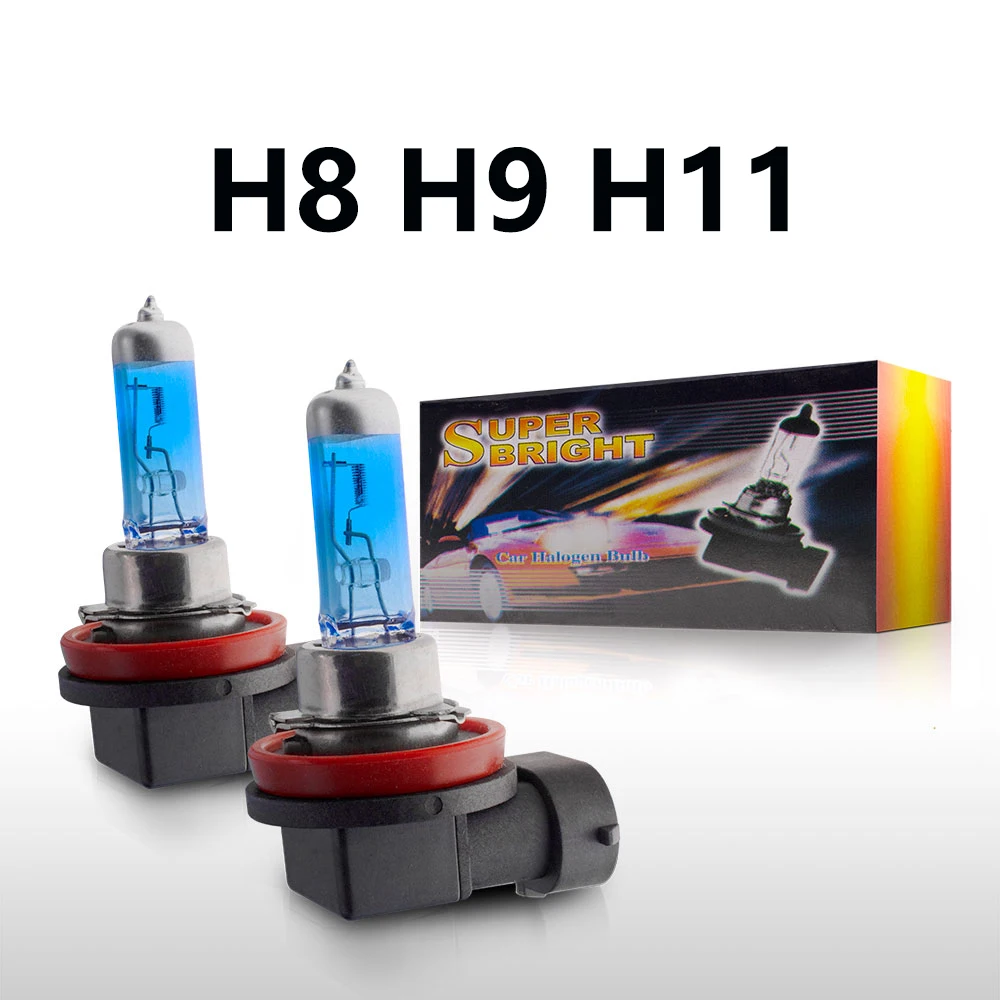 12V 100W галогенные лампы H1 H3 H4 H7 H8 H9 H11 9005/HB3 9006 супер белый ближнего и дальнего света автомобиля аксессуары для мини токарный станок Противотуманные фары для грузовиков