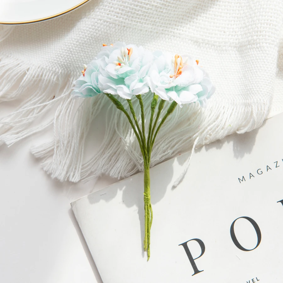 

Искусственные шелковые гвоздики ZQCY 24 шт.