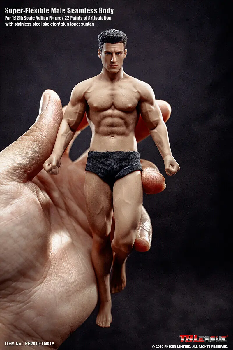 TBLeague TM01A 1/12 мужская модель тела и головы гибкая фигурка кукла игрушка