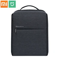 original xiaomi backpack mi minimalist urban life style polyester backpacks for school business travel mens bag large capacity