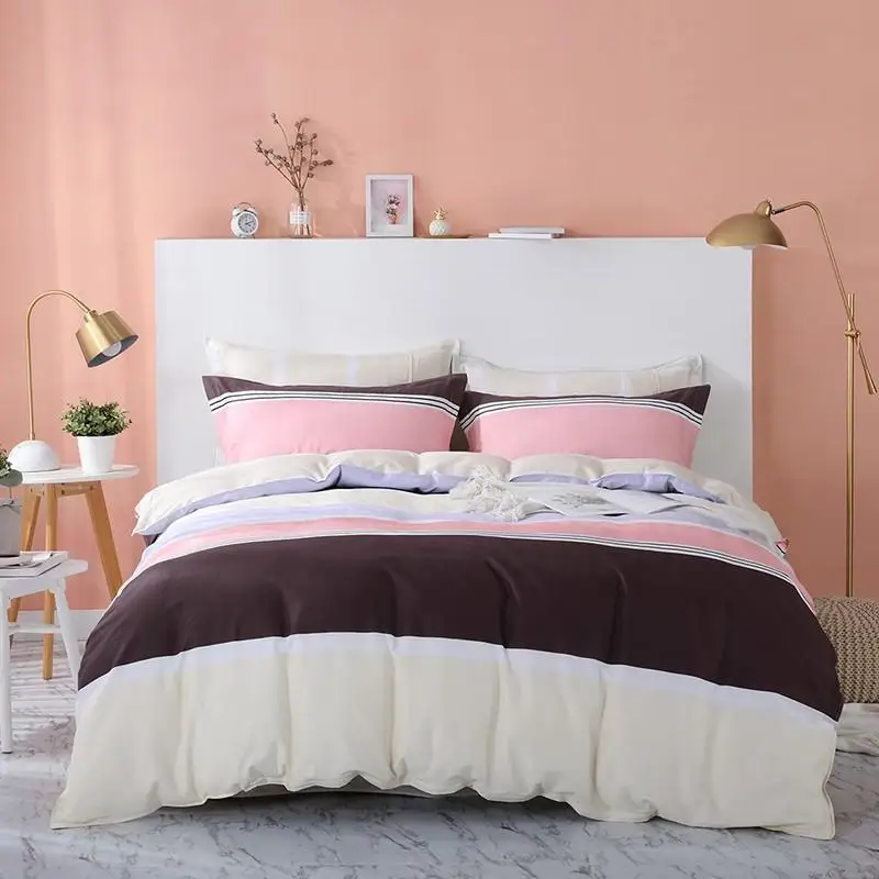 Pink white blue brown Duvet Cover monopoly bedding set Cotton Quilt Cover150cmx200cm/160cmx210cm/200cmx230cm/220cmx240cm | Дом и сад