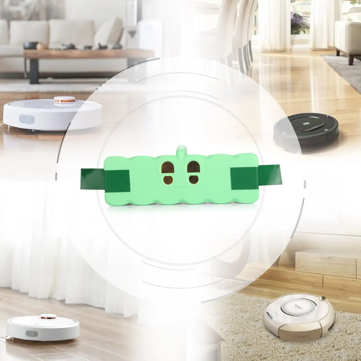 6400mAh 14,8 V литиевая Перезаряжаемые Батарея для iRobot Roomba R3 500 520 550 560 570 595 600 620 660 700 770 780 790 800