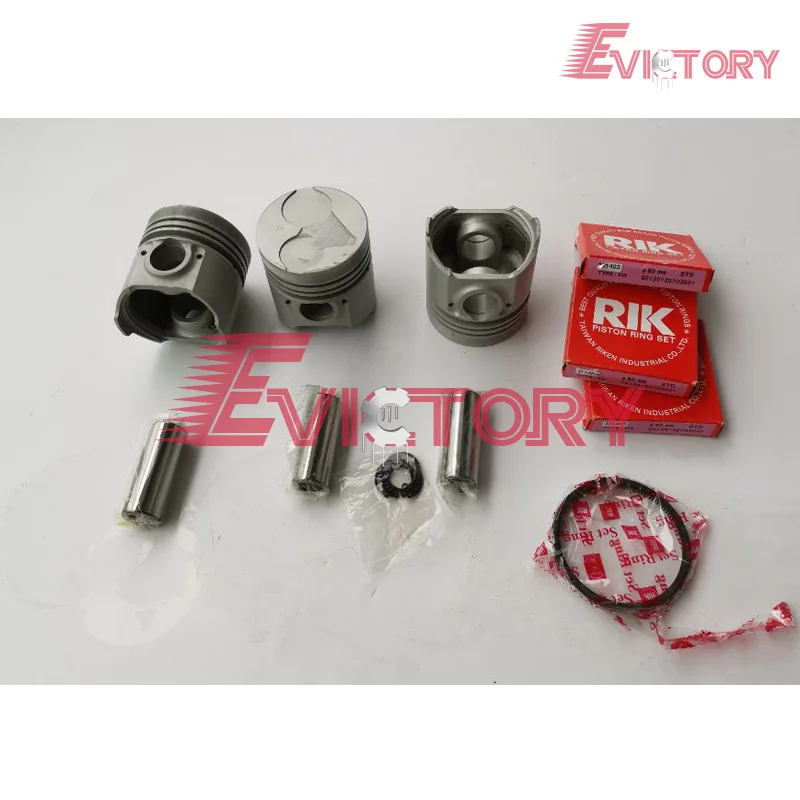 

For kubota excavator D1403 oversized piston and piston ring +0.50