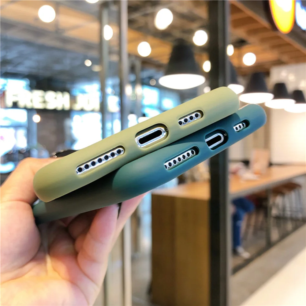 Чехол для телефона из жидкого силикона мягкий чехол с отверстиями отвода тепла