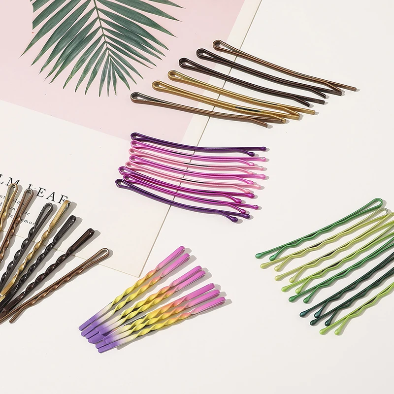 36 шт./компл. милые заколки для волос женские Девушки заколка цветные яркие цвета