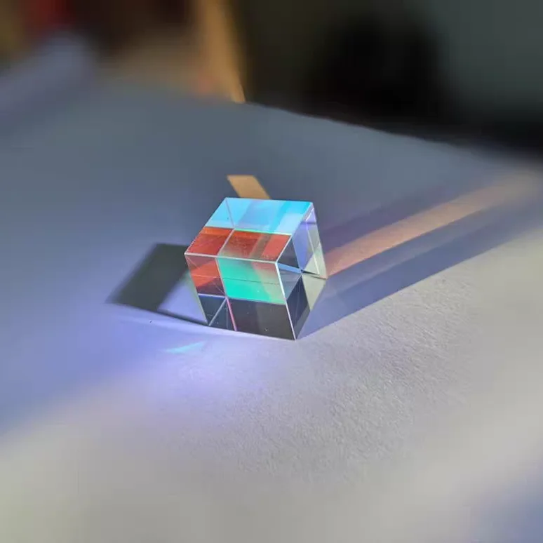 

20 мм четырехгранной кубический оптический куб фон для фотосъемки с четырехгранной призмы для украшения дома Призма Стекло кубическая Приз...