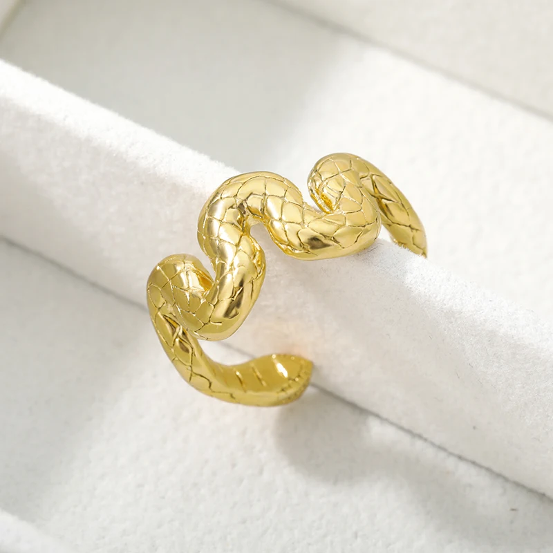 Большое питона кольца для мужчин и женщин Дикий ювелирные изделия