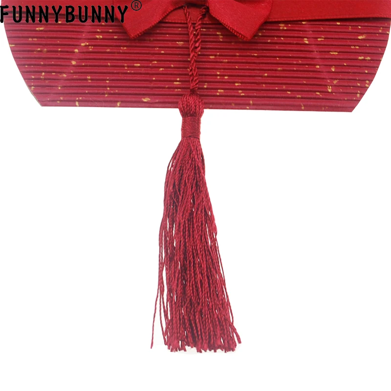 FUNNYBUNNY Corrugated Paper Pillow Candy Box Wedding Favors Baby Shower Party Gift Bags | Дом и сад
