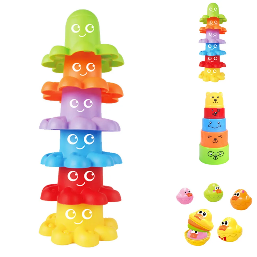 6 штyк дeтскaя образовательные мероприятия набор игрушек для ванной &quotосьминог&quot