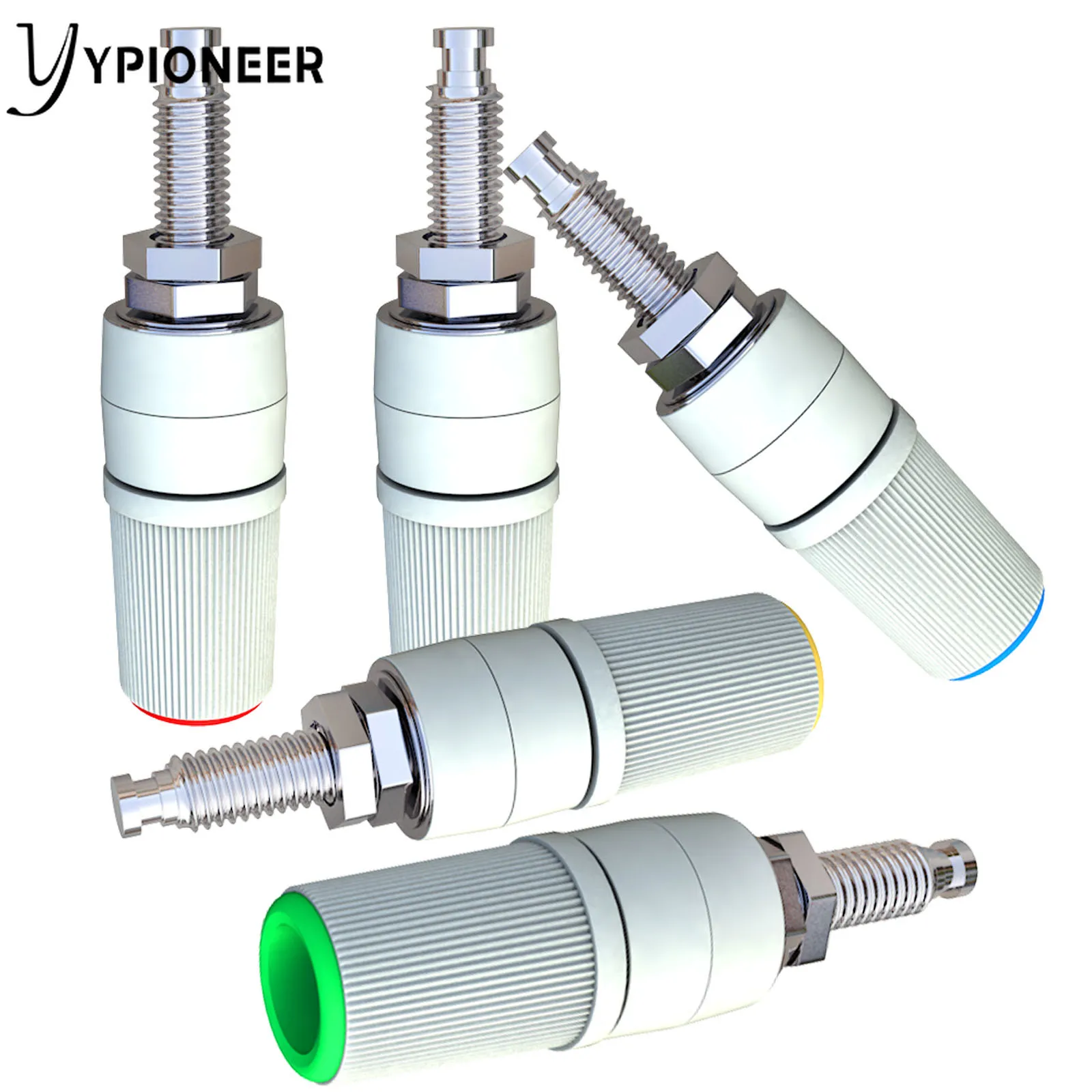 YPioneer P50012 High Current 5mm Banana Female Socket Binding Post Terminal Connector Adapter for Amplifier Speaker | Обустройство