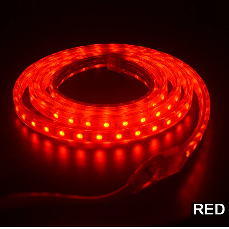 Водонепроницаемый RGB светодиодный светильник с дистанционным управлением, 220 В smd 5050 светодиодный неоновый светильник, 60 Светодиодный s/M 1 м 2 м 5 м 10 м 15 м 20 м уличный светильник s