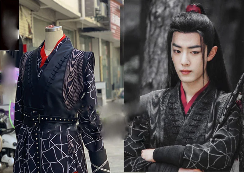 6 видов конструкций Wei Wuxian XiaoZhan мужской костюм ханьфу меч представления для ТВ