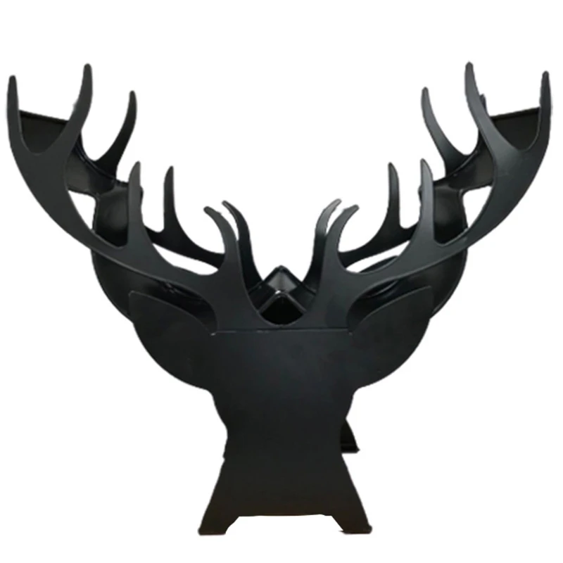 

Home Iron Roll Paper Towel Holder Black Crafts Bathroom Rack Ornaments Toilet R 35ED