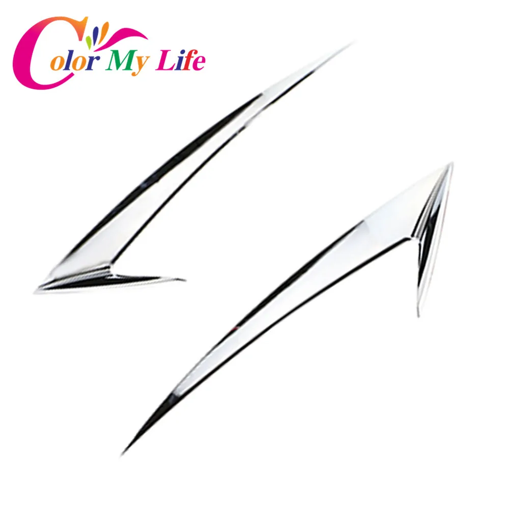 Наклейка для обшивки фар Color My Life ABS Chrome декоративная накладка бровей наклейки