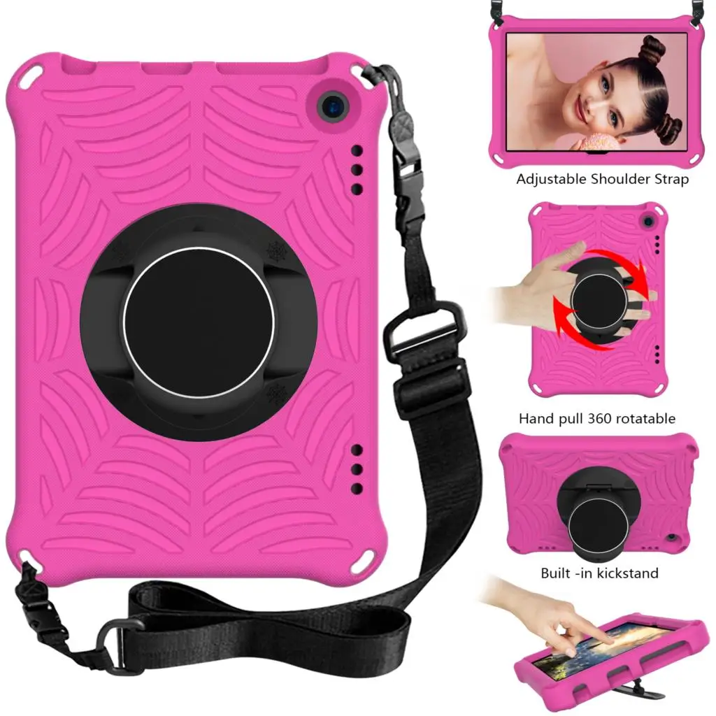 

Shockproof EVA Hand-held Strap Stand Kids Cover For Amazon Kindle Fire HD8 HD 8 2020 / HD8 Plus 2020 8.0 Inch Case Coque #S