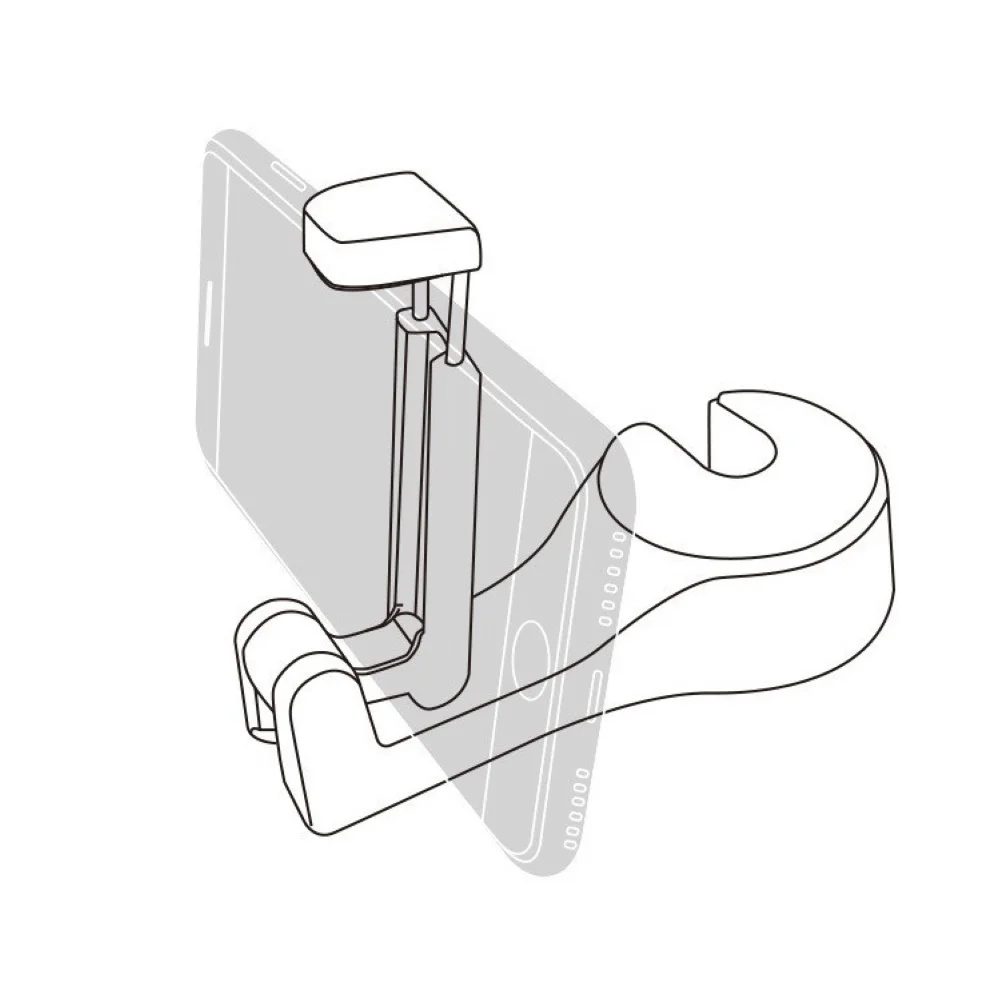 Универсальный автомобильный подголовник сиденья чехол накладка для телефона