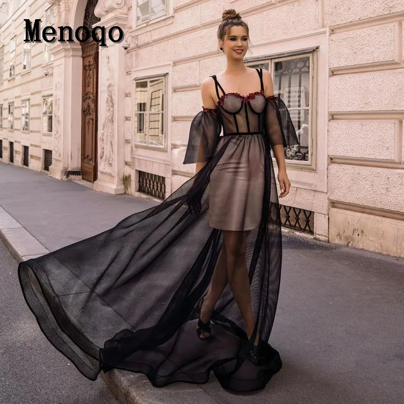 

Prom Dresses Spaghetti Straps Vestido De Fiesta Open Back A Line Women Prom Gowns Long Formal Evening Gowns robes de cocktail