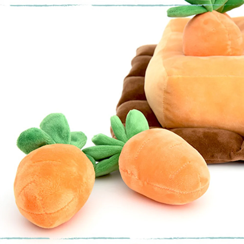 

Pet Sniffle Mat Creative Assembling Carrot Land Training Mat Dog Plaything